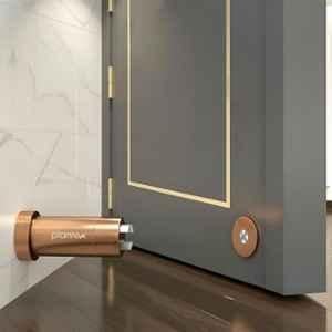 Plantex Stainless Steel Wall-Mounted Magnetic Door Stopper/Door Catcher for Wooden Door/Stops for Door PVD Rose Gold