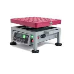 Monet 10x10 inch 80kg Mild Steel & Rubber Portable Weighing Scale with Dual Display & 2 Days Battery Backup