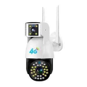 Maizic Smarthome Supercam 4MP 2K Dual Lens 4G SIM PTZ CCTV Camera with AI Human Detection, Two Way Intercom & Coloured Day Night Vision