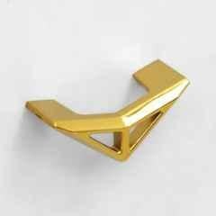 Plantex Knobs for Drawer/Drawer Knobs/Triangle Knob for Cabinets/Drawer Handle/Pull-Push Knob for Kitchen/Bedroom Drawers Gold