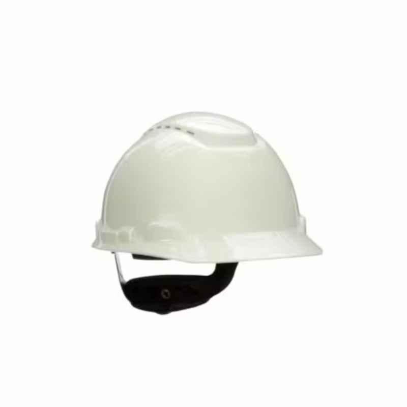 3M White 4-Point Ratchet Suspension Hard Hat, H-701R