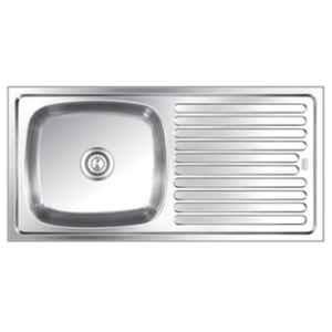 Nirali Elegance Satin Finish Kitchen Sink, Size: 915x460 mm