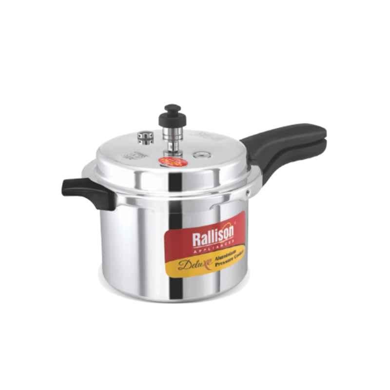 Rallison Deluxe 10L Aluminium Outer Lid Pressure Cooker, RS 047