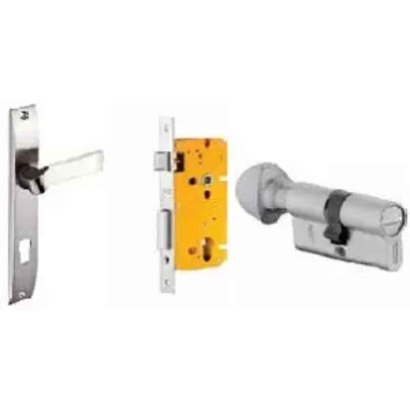 Dorset ML Series Hale 70mm Stainless Steel Door Handle Lock Set with Coin & Knob (Pack of 2)