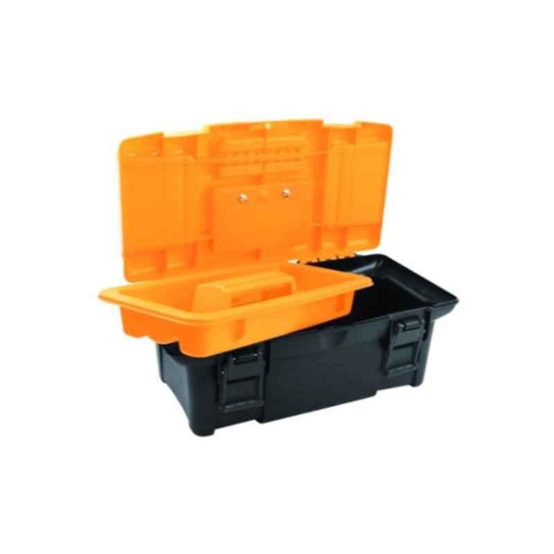 Tolsen 340x180x130mm Plastic Black & Yellow Plastic Tool Box, 80190