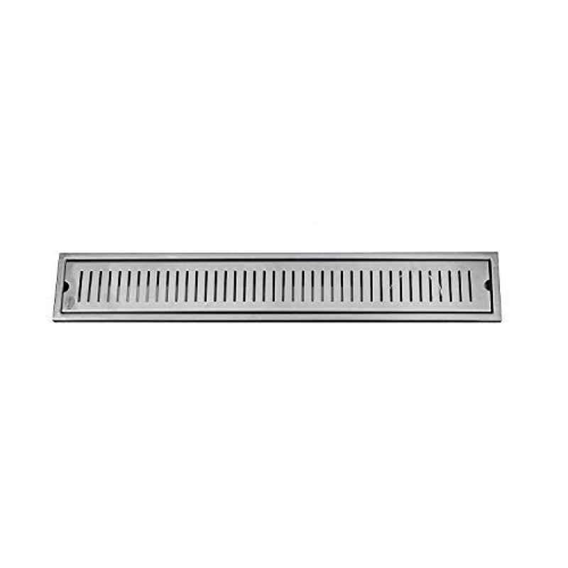 Aquieen 36x4 inch Stainless Steel 304 Floor Water Drainer Grating with Anti Foul Cockroach Trap