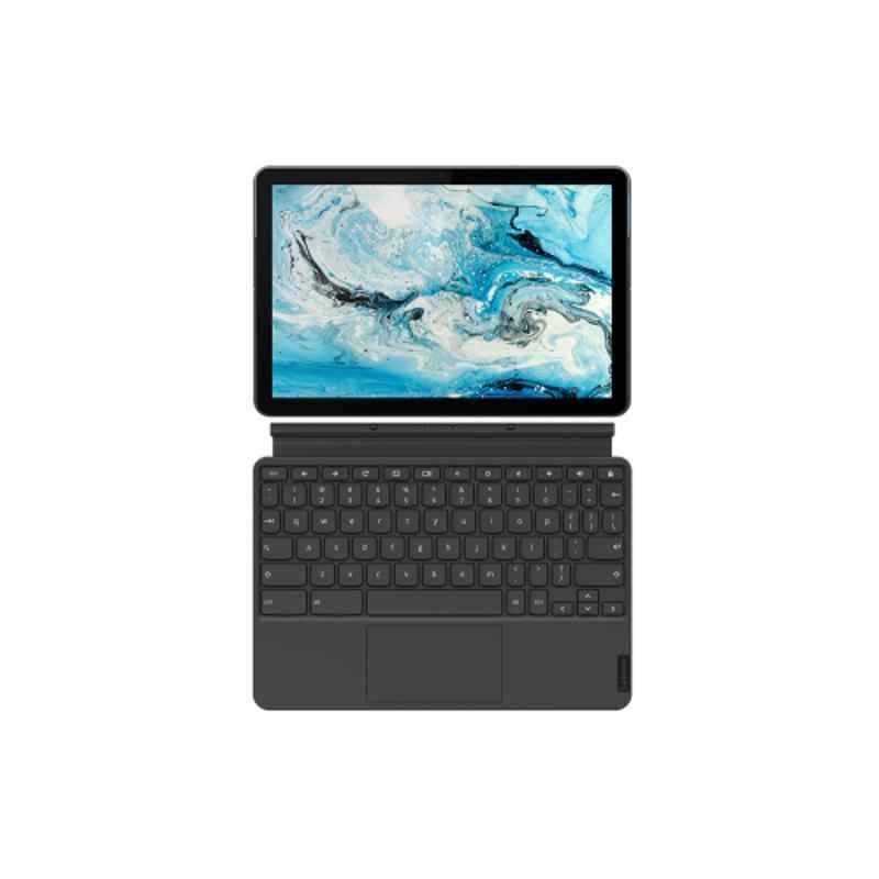 Lenovo IdeaPad 4GB/128GB Wi-Fi 10.1 inch Ice Blue & Iron Grey Duet Chromebook Tablet , ZA6F0032IN