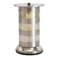 RAB 4 inch Stainless Steel Silver Tuton Finish Sofa Leg (Pack of 3)