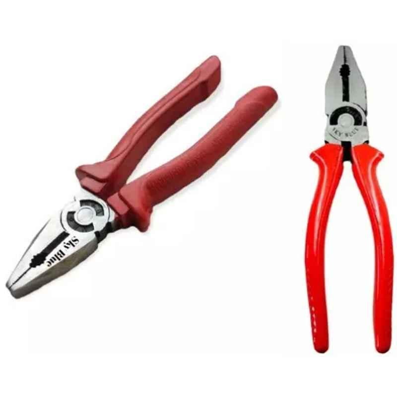 Sky Blue 2 Pcs 7.8 inch Lineman Plier Combo, SBE_PLIER_COMBO_MOD_00465