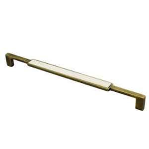 RAB 288mm Zinc White Antique Brass Drawer Pull Handle, 301 (Pack of 2)