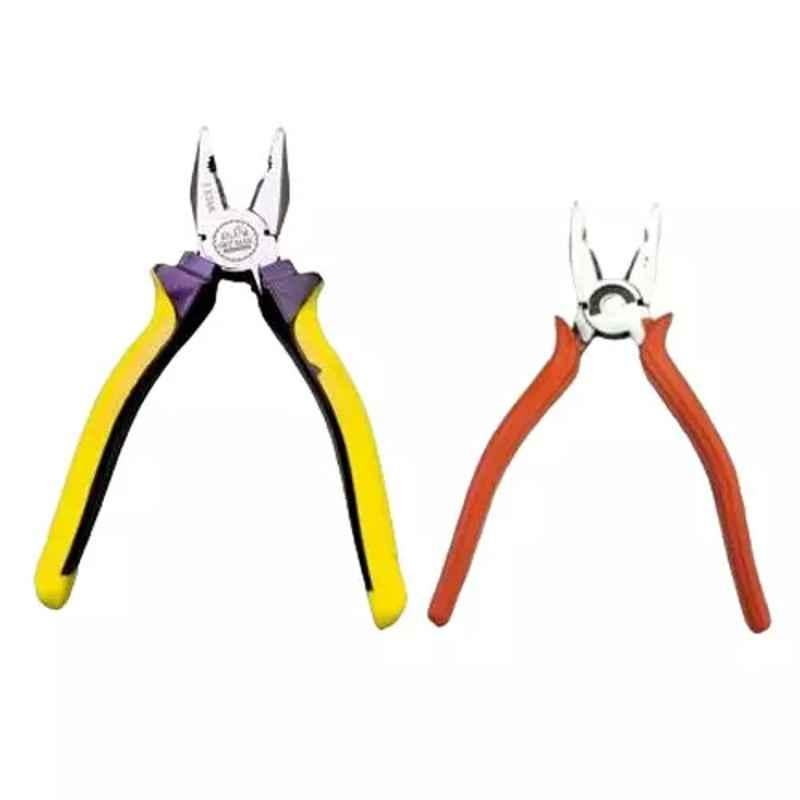 Sky Blue 8 inch Stainless Steel Lineman Plier, SBE353 (Pack of 2)