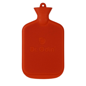 Dr Odin 1750ml Rubber Red Leakproof Hot Water Bag for Body Pain Relief