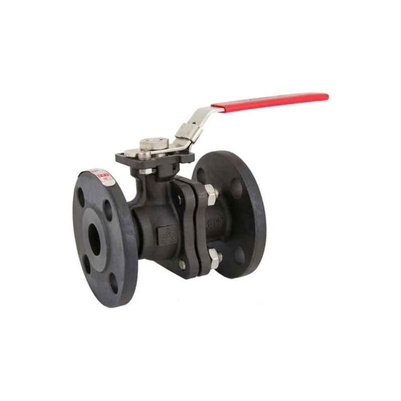 AMS Valves 10 inch A216 WCB CL150 Flanged End Gear Operated Carbon Steel Ball Valve, AMSCSBV150GO250
