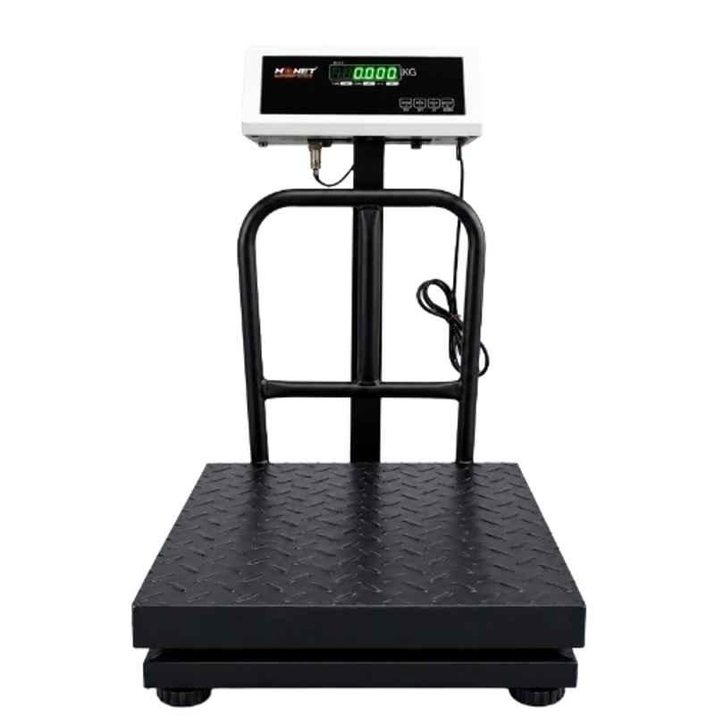 Monet 16x16 inch 180kg Mild Steel Platform Weighing Scale with Dual Display & 2 Days Battery Backup