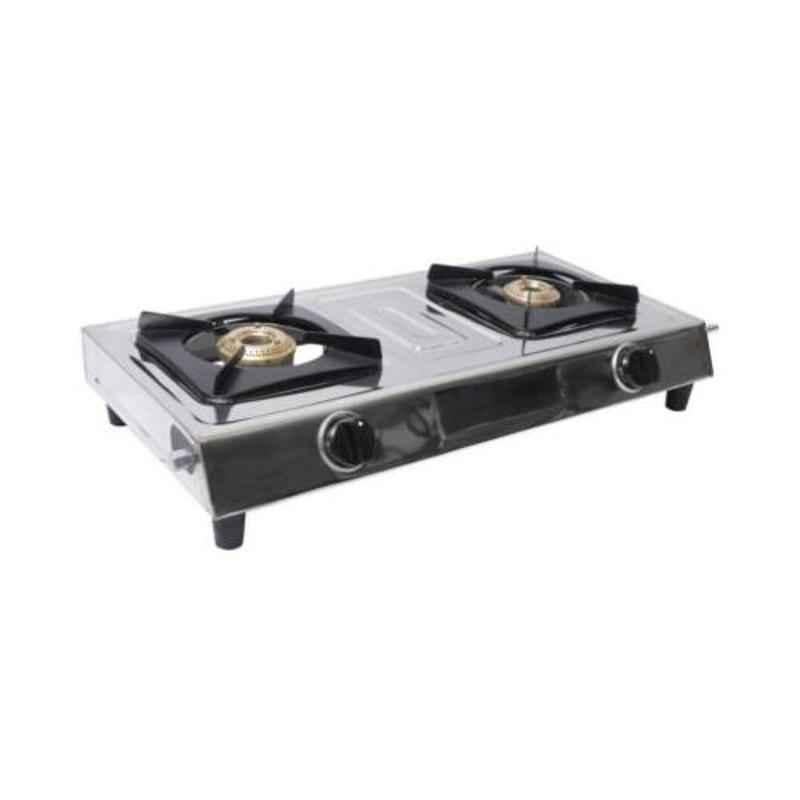 Good Flame Classic 2 Burners Manual Ignition Stainless Steel Gas Stove, GF044