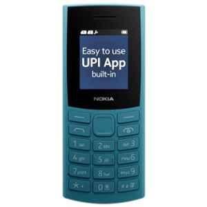 Nokia 106 1.77 inch Blue 4G Keypad Feature Phone with Built-in UPI Payments App, DS_1693