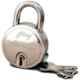 Godrej 6 Levers Round Padlock with 3 Keys, 8148 (Pack of 2)