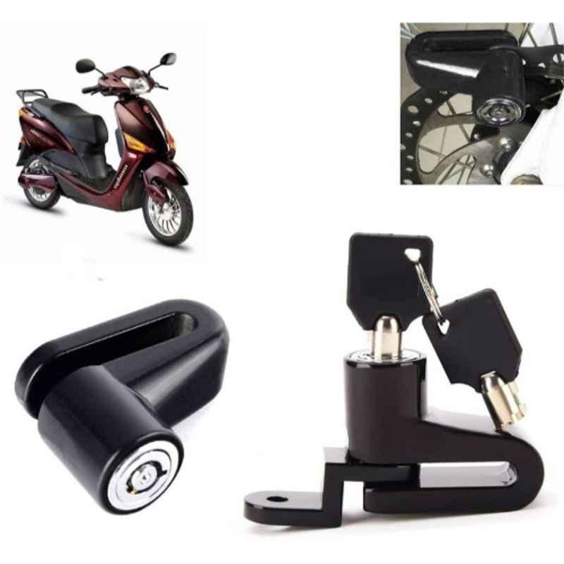 Auto Pearl Steel Heavy Duty Anti Theft Disc Brake Lock for Electric Optima Plus BS6, Lock_221