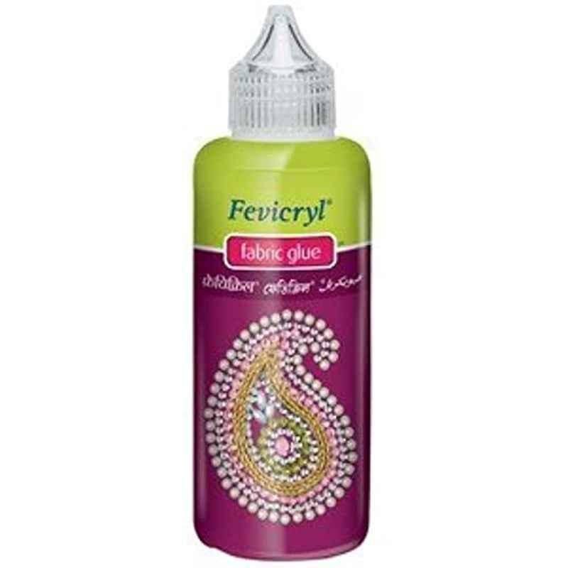 Fevicryl 80ml Fabric Glue for Stick Beads Sequins Lace Ribbon & Mirrors
