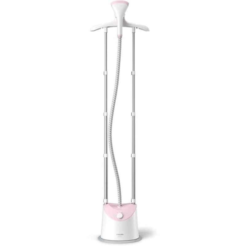 Philips 1.4L 1800W White & Pink GFE Garment Steamer, GC485/46