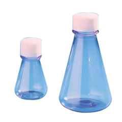 Tarsons 250ml PETG Sterile Erlenmeyer Cell Culture Flask with HDPE White Cap, 442020 (Pack of 12)