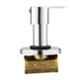 Spazio Fusion 1/2 inch Brass Silver Chrome Finish Concealed Stop Cock with Brass Quarter Turn Fitting & Concealed Flange