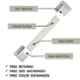 Atom Amaze 12 inch Silver Satin Finish Zinc Pull Handle (Pack of 2)