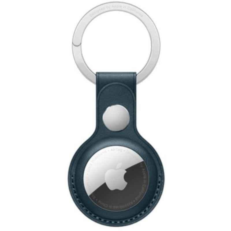 Apple MHJ23ZE/A AirTag Leather Baltic Blue Key Ring