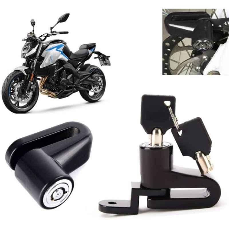 Auto Pearl Steel Black Heavy Duty Anti-Theft Disc Brake Lock for 400NK, Lock_135