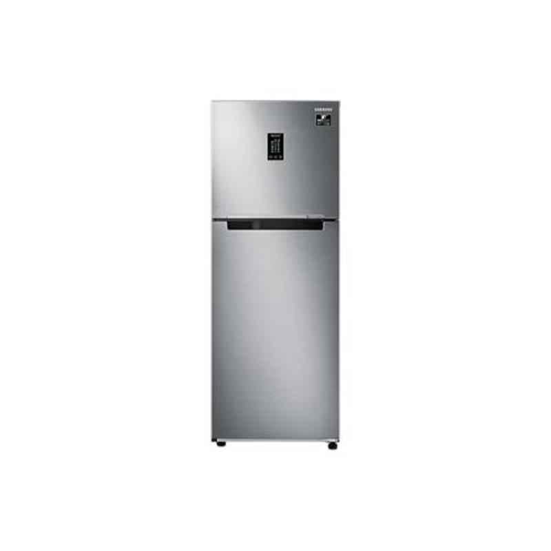 Samsung 314L Real Stainless Top Mount Freezer Refrigerator with Curd Maestro, RT34T4632SL