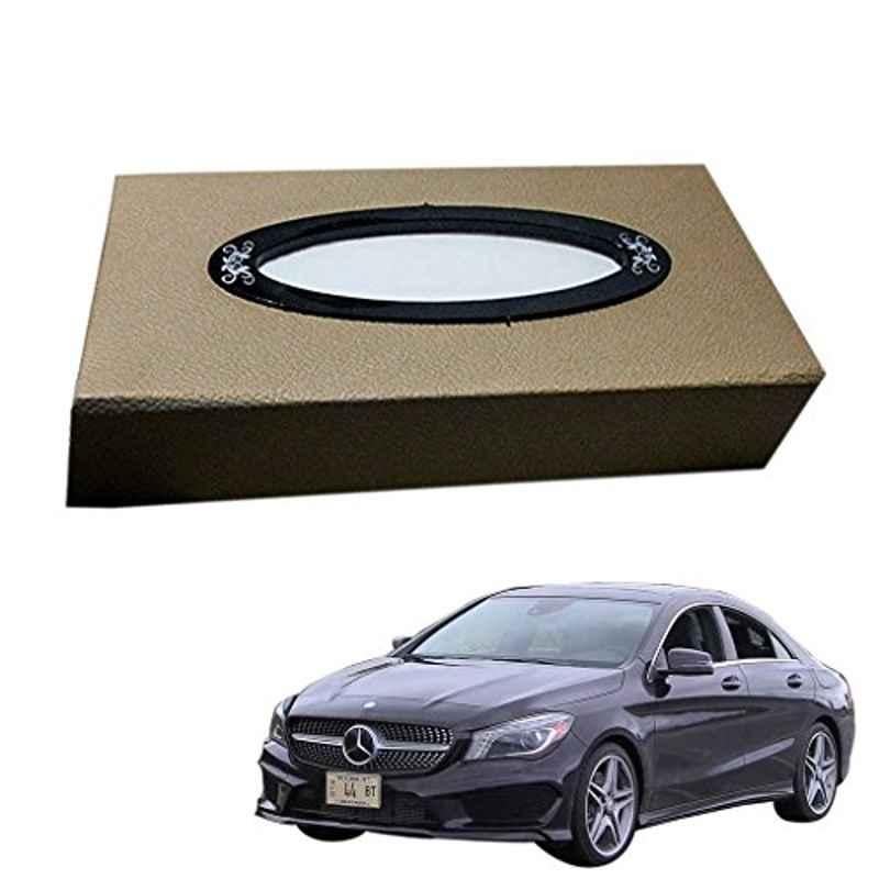 Kozdiko 200 Sheets 100 Pulls Beige Tissue Paper Box for Mercedes Benz CLA, koz_29685