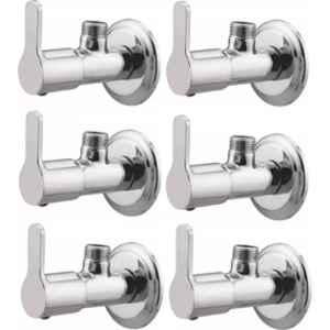 Fastgear Marc Brass Chrome Finish Angle Wall (Pack of 6)