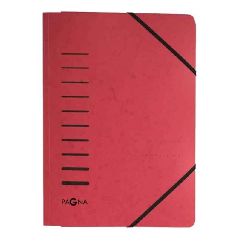 Pagna A4 Red Manila Folder with elastic fastener
