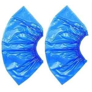 C-Cure LDPE Blue Disposable Shoe Cover, CCDSCPL200 (Pack of 100 Pair)