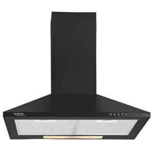 Hindware Clarissa BLK 60 Black Chimney, 513426, Size: 60 cm