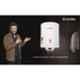 Candes Perfecto Metal 6L 2kW Ivory Storage Water Heater with Installation Kit