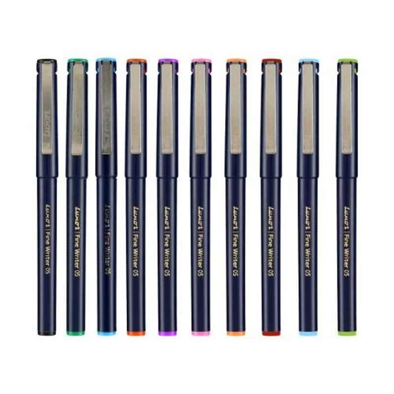 Luxor 10Pcs Finewriter Assorted color Liner Pen Set