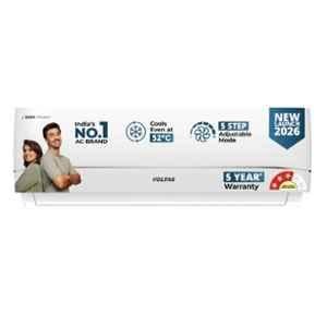 Voltas 183INVHC Vectra Zenith 1.5 Ton 3 Star White Inverter Split AC with Copper Condenser, 4504073