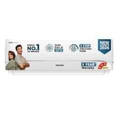 Voltas 183INVHC Vectra Zenith 1.5 Ton 3 Star White Inverter Split AC with Copper Condenser, 4504073
