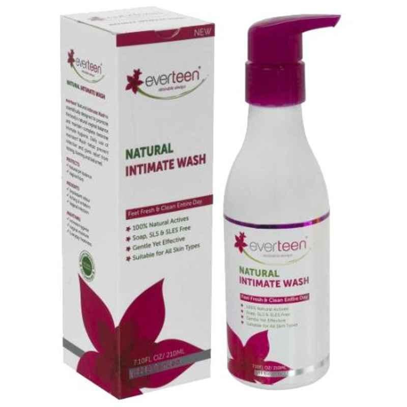 Everteen 210ml Natural Intimate Wash for Feminine Hygiene