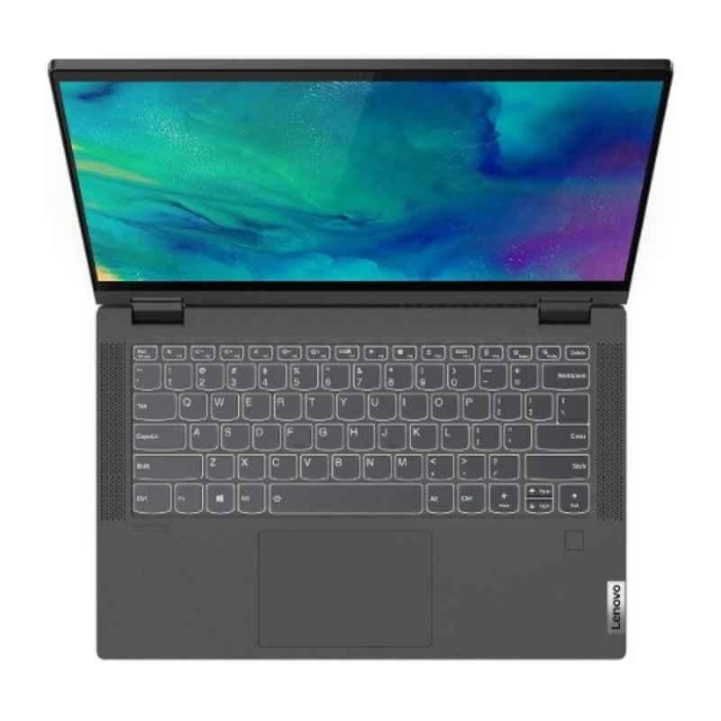 Lenovo Flex 5 Grey Laptop with 10th Gen Intel Core i3-1005G1/4GB DDR4/256GB SSD/Win 10 & 14 inch Full HD IPS Display, 81X1003DAX-RBG