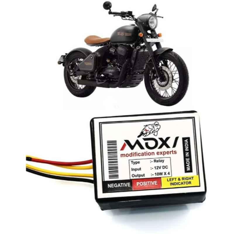 Auto Pearl 12V Black Front & Rear Flasher Indicator Light for Perak