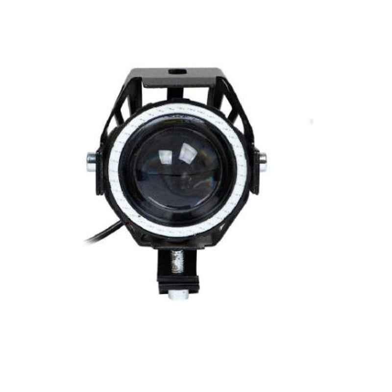 AllExtreme 125W U7 Angle Eyes White Spot Beam LED Spot Fog Light with Three Mode