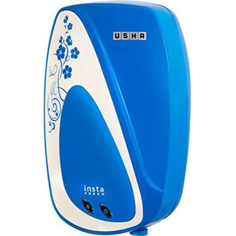 Usha Instafresh 3L 3000W Solid Cyan Instant Water Heater, 46761300323N