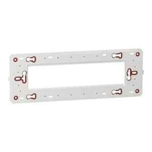 Schneider Electric Unica Pure 8 Module White Fixing Frame, UNPGP8ML