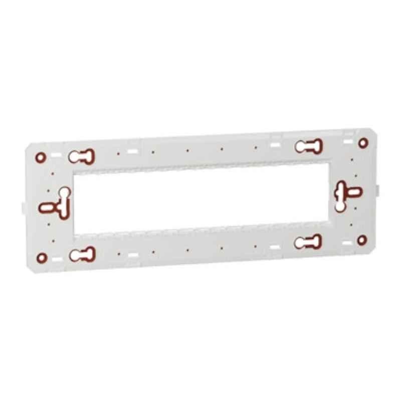 Schneider Electric Unica Pure 8 Module White Fixing Frame, UNPGP8ML