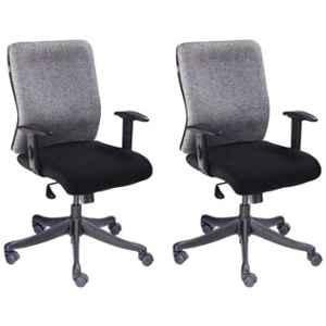 Sunview Next Medium Back Grey Executive Office Chair (Pack of 2)