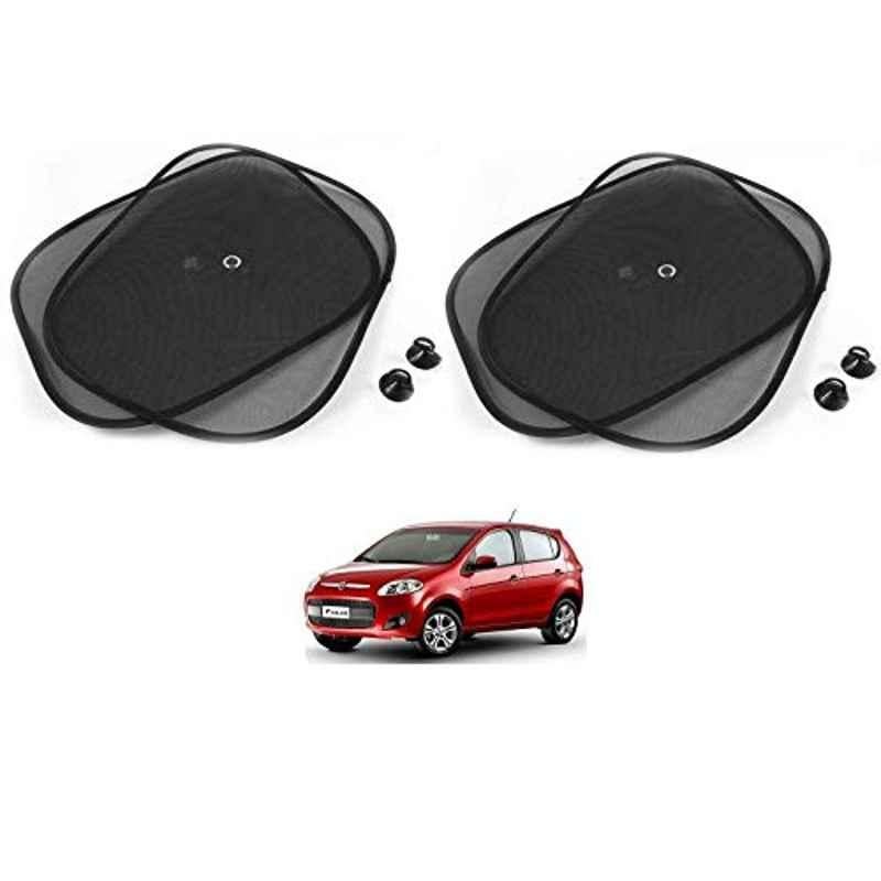 Kozdiko 4 Pcs Black Chipokoo Car Window Sunshade Curtain Set for Fiat Palio, koz_82828