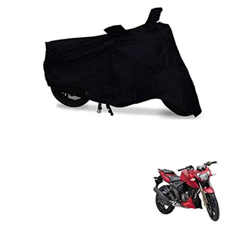 Kozdiko Matty Black Bike Body Cover for TVS Apache RTR 200, koz_81269
