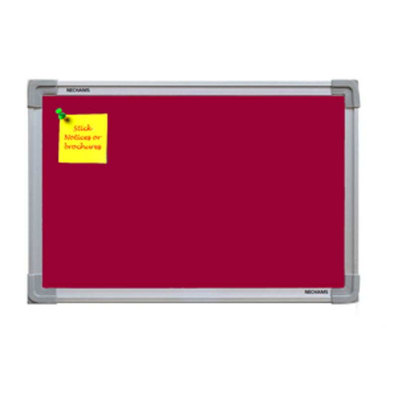 Nechams Notice Board Economy Combo Color Maroon NBMRN151TF